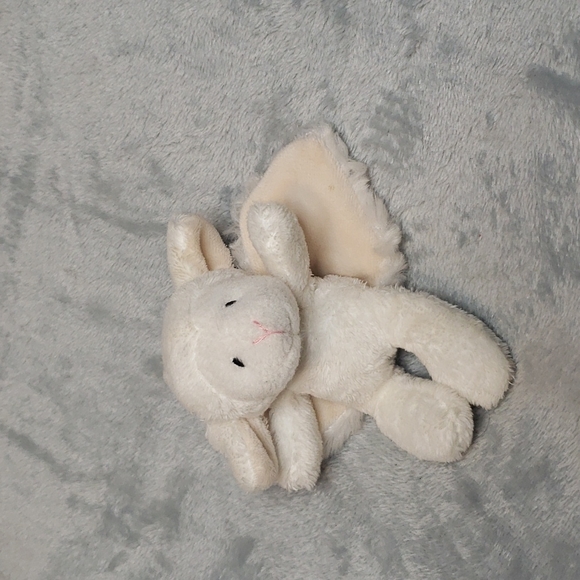 Baby Angel Lamb White Fluffy Cute Stuffed Animal Toy White Tiny Small Little - Picture 3 of 6